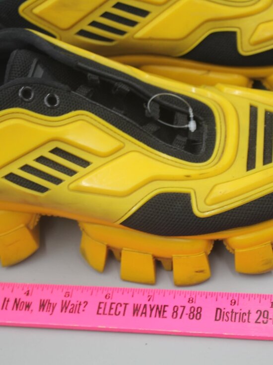 Prada Cloudburst Size 44 1191 Yellow Black Tennis Shoes Sneakers main image 6